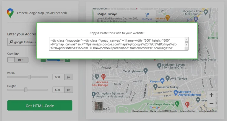 WordPress Harita Ekleme - Google Maps