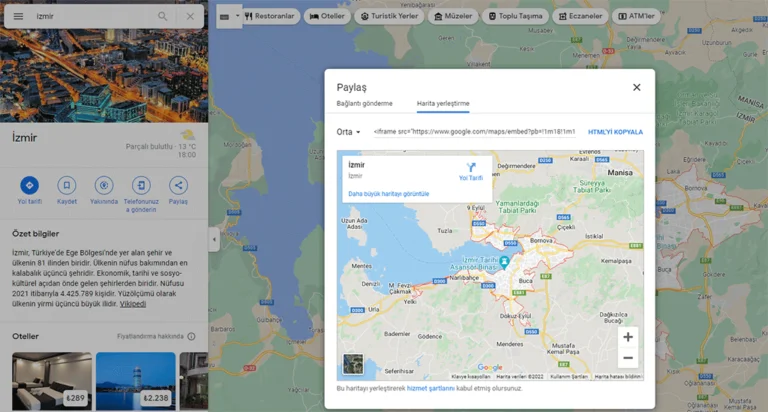WordPress Harita Ekleme - Google Maps